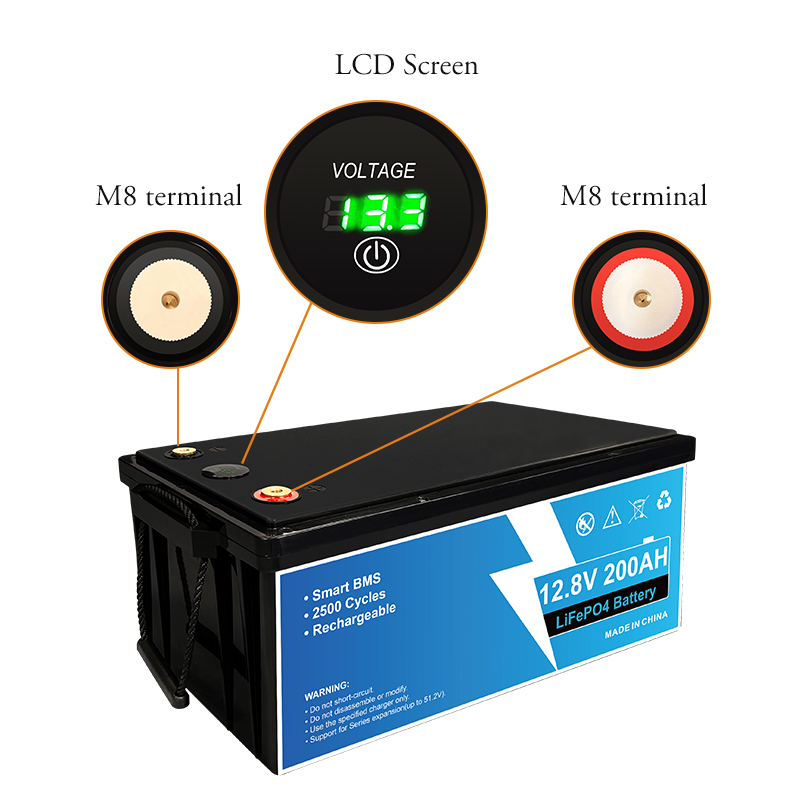 image of Lead-Acid Battery to Lithium Battery>BP 12.8 200